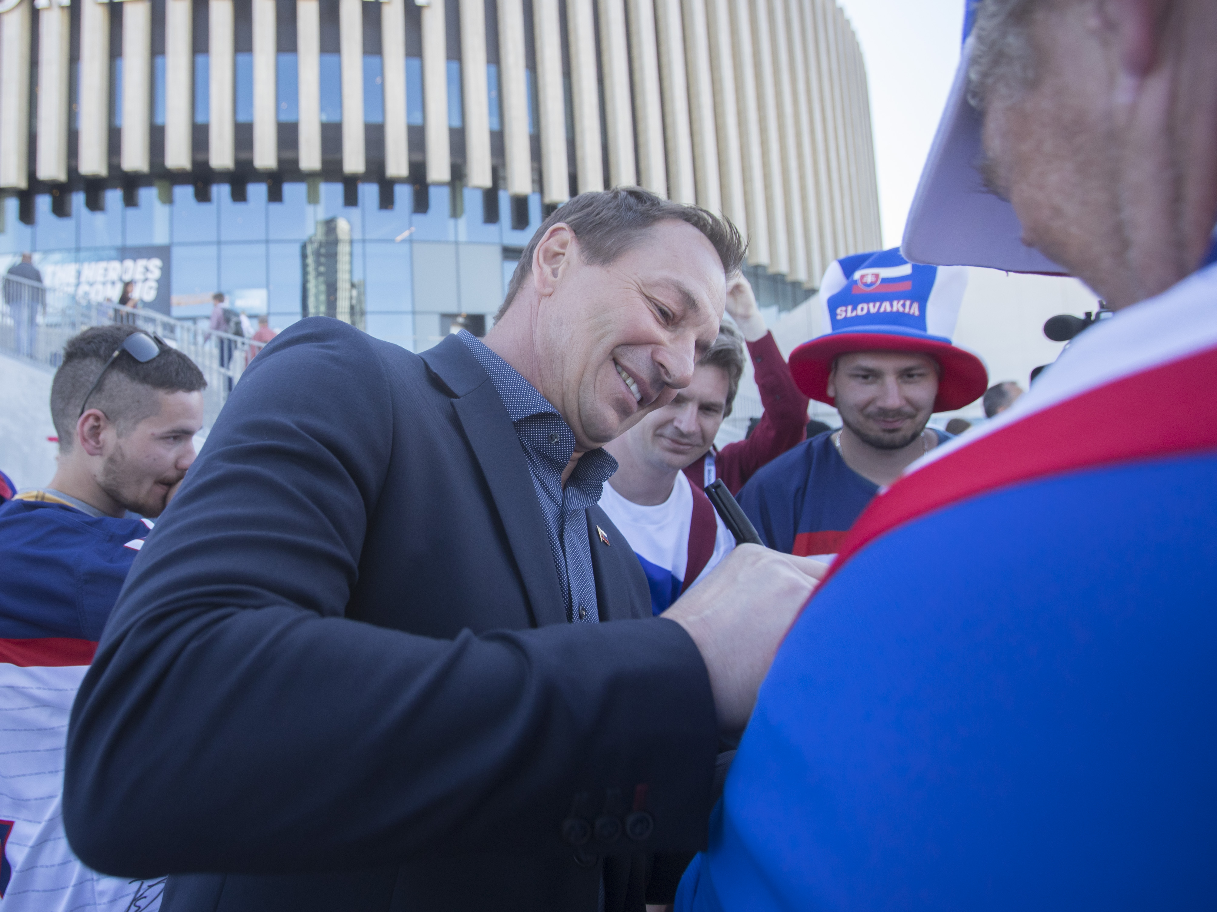 Peter Bondra v dejisku MS 2018