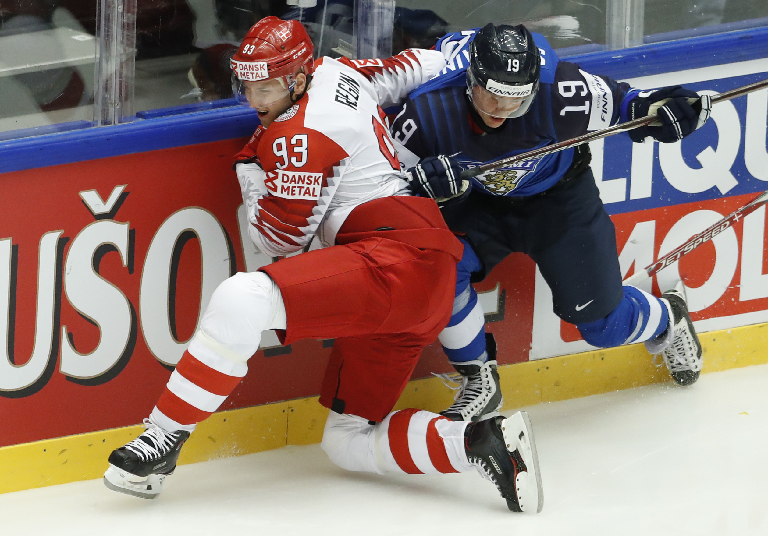 Dáni porazili Fínov na MS v hokeji
