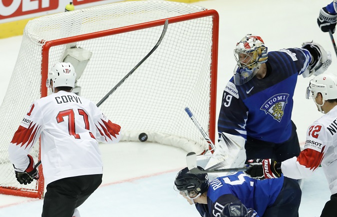 Švajčiarsko zdolalo vo štvrťfinále MS Fínsko