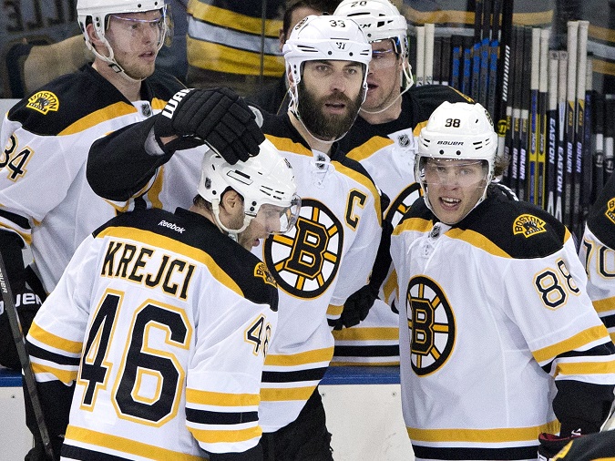 David Krejčí Zdeno Chára David Pastrňák