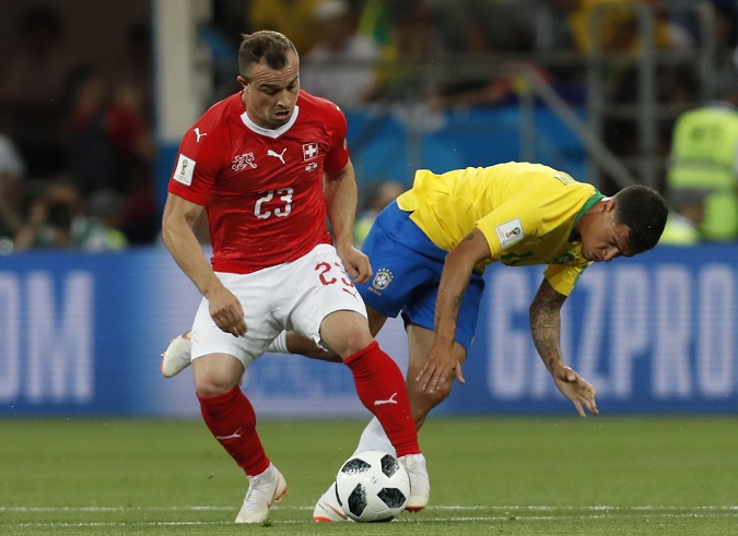 Brazília na úvod MS v Rusku iba remizovala so Švajčiarmi