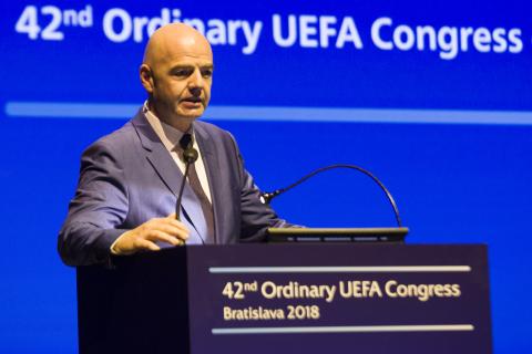  Prezident FIFA Gianni Infantino