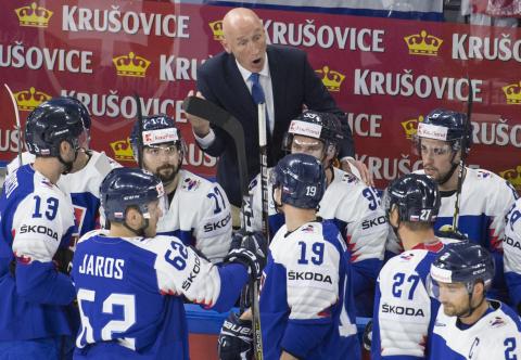 Craig Ramsay v zápase Slovensko - Švajčiarsko na MS 2018