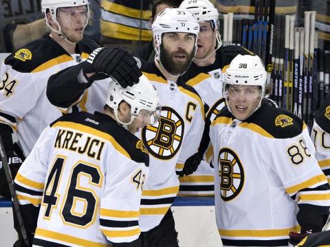 David Krejčí Zdeno Chára David Pastrňák