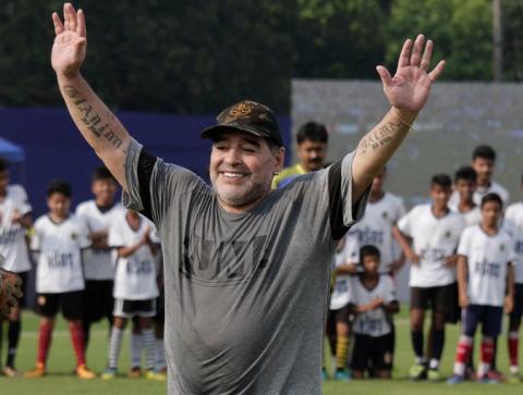 Diego Maradona sa stal prezidentom Dinama Brest