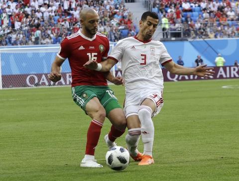 Noureddine Amrabat utrpel v zápase s Iránom otras mozgu
