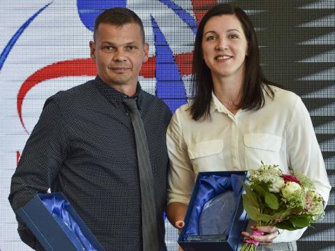 Najlepšími hádzanármi Slovenska za rok 2017 sa stali Martina Školková a Radoslav Antl