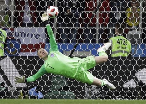 Jordan Pickford vychytal Anglicku postup cez Kolumbiu v penaltovom rozstrele